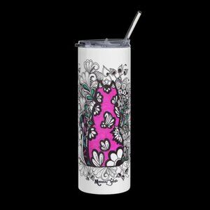 Single Cat Tumbler by Momma Balisti - 20oz Stainless Steel Tumbler @MommaBalisti